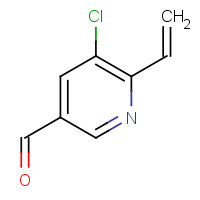 1198016-70-4 5-chloro-6-ethenylpyridine-3-carbaldehyde chemical structure
