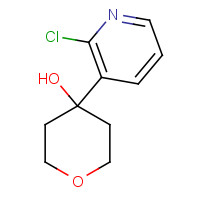 1227177-72-1 4-(2-chloropyridin-3-yl)oxan-4-ol chemical structure
