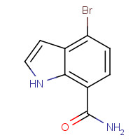 1211596-82-5 4-bromo-1H-indole-7-carboxamide chemical structure