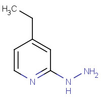 856854-37-0 (4-ethylpyridin-2-yl)hydrazine chemical structure