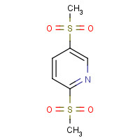 85330-63-8 2,5-bis(methylsulfonyl)pyridine chemical structure