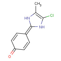 102151-47-3 4-(4-chloro-5-methyl-1,3-dihydroimidazol-2-ylidene)cyclohexa-2,5-dien-1-one chemical structure