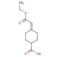 866402-29-1 4-(2-ethoxy-2-oxoethylidene)cyclohexane-1-carboxylic acid chemical structure