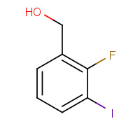 307975-02-6 (2-fluoro-3-iodophenyl)methanol chemical structure