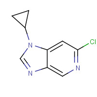 1379195-80-8 6-chloro-1-cyclopropylimidazo[4,5-c]pyridine chemical structure