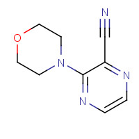 67130-86-3 3-morpholin-4-ylpyrazine-2-carbonitrile chemical structure