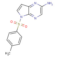 1201187-46-3 5-(4-methylphenyl)sulfonylpyrrolo[2,3-b]pyrazin-2-amine chemical structure