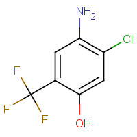 51571-01-8 4-amino-5-chloro-2-(trifluoromethyl)phenol chemical structure