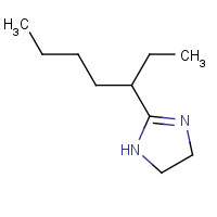 41189-32-6 2-heptan-3-yl-4,5-dihydro-1H-imidazole chemical structure