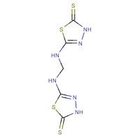 99971-20-7 5-[[(2-sulfanylidene-3H-1,3,4-thiadiazol-5-yl)amino]methylamino]-3H-1,3,4-thiadiazole-2-thione chemical structure