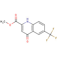 123158-31-6 methyl 4-oxo-6-(trifluoromethyl)-1H-quinoline-2-carboxylate chemical structure