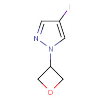1314393-99-1 4-iodo-1-(oxetan-3-yl)pyrazole chemical structure