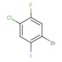1263377-64-5 1-bromo-4-chloro-5-fluoro-2-iodobenzene chemical structure