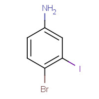 63037-64-9 4-bromo-3-iodoaniline chemical structure
