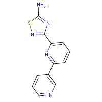 1179361-31-9 3-(6-pyridin-3-ylpyridin-2-yl)-1,2,4-thiadiazol-5-amine chemical structure
