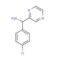 1017482-00-6 (4-chlorophenyl)-pyrazin-2-ylmethanamine chemical structure