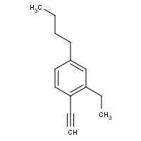 1384852-23-6 4-butyl-2-ethyl-1-ethynylbenzene chemical structure
