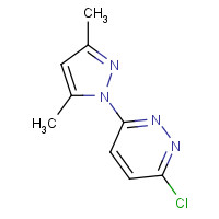 29334-67-6 3-chloro-6-(3,5-dimethylpyrazol-1-yl)pyridazine chemical structure