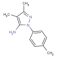 1249932-74-8 4,5-dimethyl-2-(4-methylphenyl)pyrazol-3-amine chemical structure