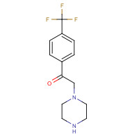 194943-76-5 2-piperazin-1-yl-1-[4-(trifluoromethyl)phenyl]ethanone chemical structure