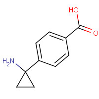 1014743-82-8 4-(1-aminocyclopropyl)benzoic acid chemical structure
