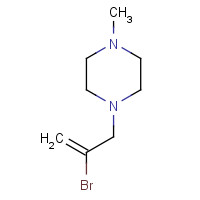 50422-36-1 1-(2-bromoprop-2-enyl)-4-methylpiperazine chemical structure