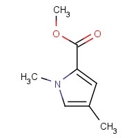 40611-80-1 methyl 1,4-dimethylpyrrole-2-carboxylate chemical structure