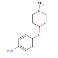358789-72-7 4-(1-methylpiperidin-4-yl)oxyaniline chemical structure