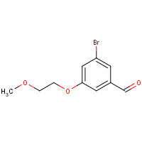 1160184-91-7 3-bromo-5-(2-methoxyethoxy)benzaldehyde chemical structure