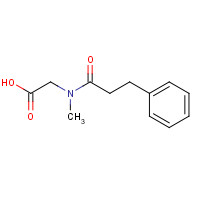69267-30-7 2-[methyl(3-phenylpropanoyl)amino]acetic acid chemical structure