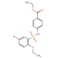 1260081-84-2 ethyl 4-[(5-bromo-2-ethoxyphenyl)sulfonylamino]benzoate chemical structure