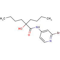 1433904-61-0 N-(2-bromopyridin-4-yl)-2-butyl-2-hydroxyhexanamide chemical structure