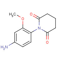 544445-53-6 1-(4-amino-2-methoxyphenyl)piperidine-2,6-dione chemical structure