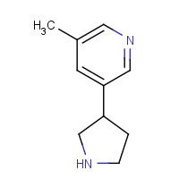 1225218-26-7 3-methyl-5-pyrrolidin-3-ylpyridine chemical structure