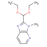 958254-63-2 2-(diethoxymethyl)-3-methylimidazo[4,5-b]pyridine chemical structure