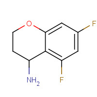 886762-87-4 5,7-difluoro-3,4-dihydro-2H-chromen-4-amine chemical structure
