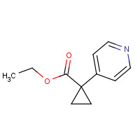858035-95-7 ethyl 1-pyridin-4-ylcyclopropane-1-carboxylate chemical structure