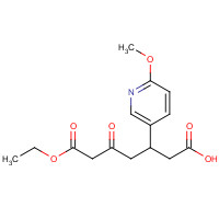 721920-99-6 7-ethoxy-3-(6-methoxypyridin-3-yl)-5,7-dioxoheptanoic acid chemical structure