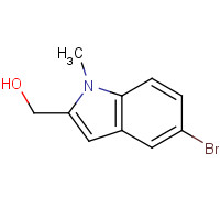 1186429-73-1 (5-bromo-1-methylindol-2-yl)methanol chemical structure