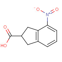 209225-00-3 4-nitro-2,3-dihydro-1H-indene-2-carboxylic acid chemical structure