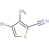 266338-06-1 4-bromo-3-methylthiophene-2-carbonitrile chemical structure