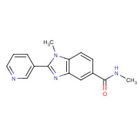1356482-94-4 N,1-dimethyl-2-pyridin-3-ylbenzimidazole-5-carboxamide chemical structure