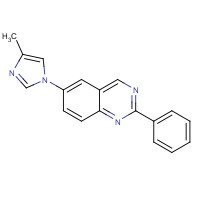 1201902-02-4 6-(4-methylimidazol-1-yl)-2-phenylquinazoline chemical structure
