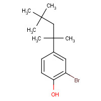 57835-35-5 2-bromo-4-(2,4,4-trimethylpentan-2-yl)phenol chemical structure