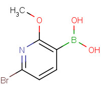 1242314-44-8 (6-bromo-2-methoxypyridin-3-yl)boronic acid chemical structure