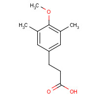 61808-14-8 3-(4-methoxy-3,5-dimethylphenyl)propanoic acid chemical structure