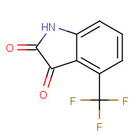 386-73-2 4-(trifluoromethyl)-1H-indole-2,3-dione chemical structure