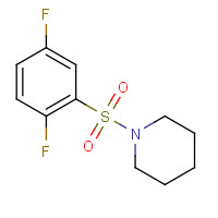 898082-42-3 1-(2,5-difluorophenyl)sulfonylpiperidine chemical structure
