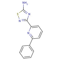 1179362-29-8 3-(6-phenylpyridin-2-yl)-1,2,4-thiadiazol-5-amine chemical structure