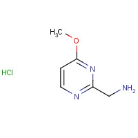 1196154-28-5 (4-methoxypyrimidin-2-yl)methanamine;hydrochloride chemical structure